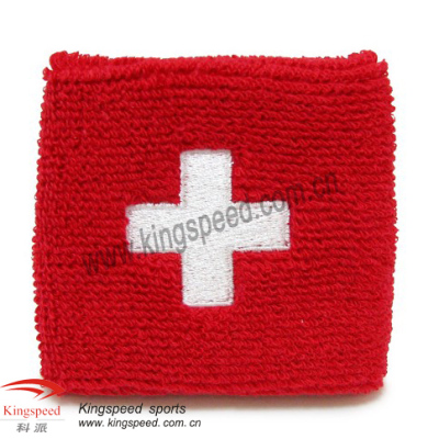 Switzerland Flag Sweatband  Wristband